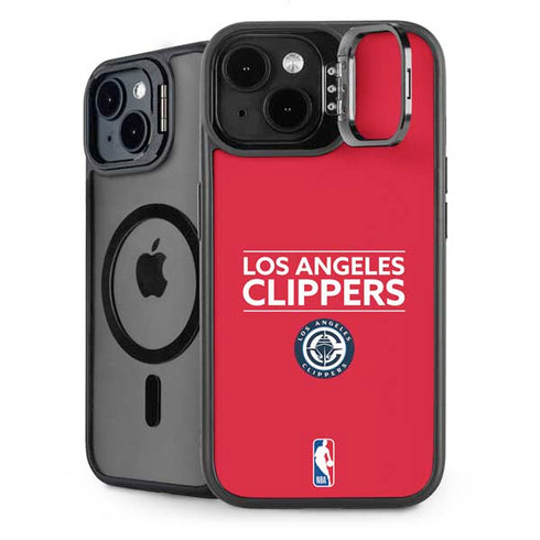 NBA Los Angeles Clippers Standard Red iPhone 14 Kickstand Case